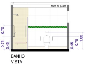 Banheiro acessível: elevação