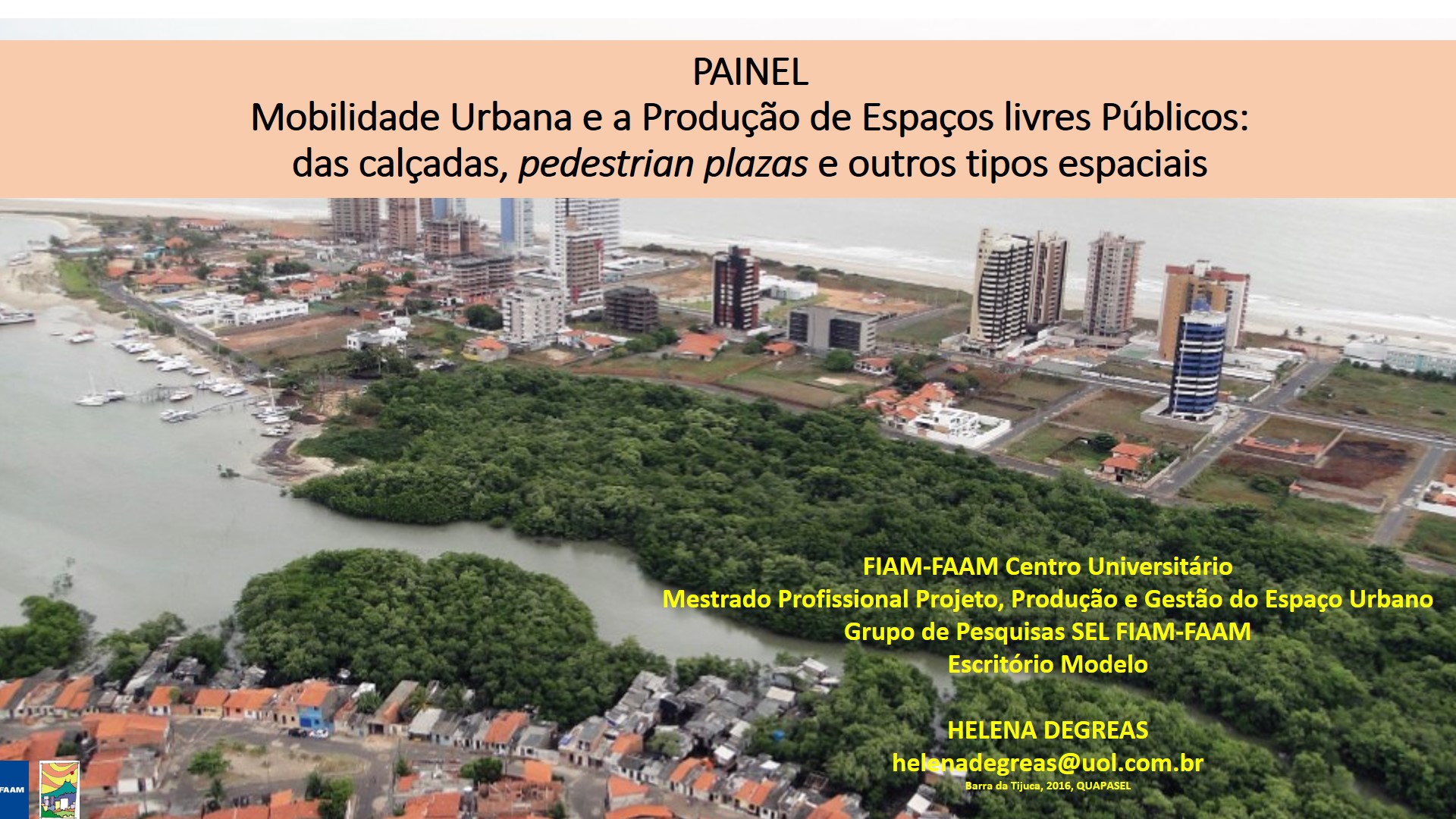 Mobilidade Urbana produção de espaços livres públicos