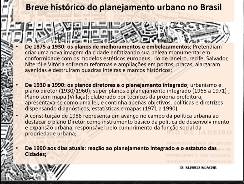 Planejamento Urbano e Limites: aula preparada por Helena Degreas